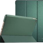 Žalias dėklas Apple iPad 10.9 2022 Smart Soft, su matiniu paviršiumi ir trijų dalių sulankstomu viršeliu.