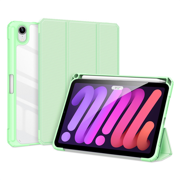 Zalias deklas Apple iPad mini 6 2021 Dux Ducis Toby Zalias deklas Apple iPad mini 6 2021 Dux Ducis Toby su apsauginiu dangteliu ir skaidriu korpusu