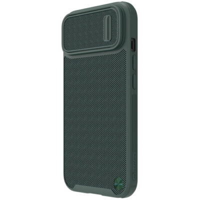 Žalias dėklas Nillkin Textured S telefonui Apple iPhone 14 Pro Max su tekstūruota paviršiaus struktūra