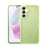Žalias dėklas Samsung A366 A36 5G su matiniu paviršiumi ir kamerų apsauga