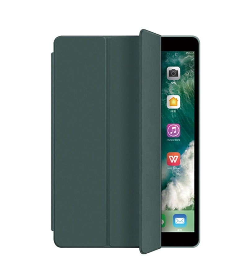 Žalias dėklas su vieta pieštukui Apple iPad 9.7 2018 / iPad 9.7 2017 Smart Sleeve Žalias dėklas su vieta pieštukui Apple iPad 9.7 2018 / iPad 9.7 2017 Smart Sleeve atverstas
