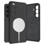 Juodas dėklas Samsung Galaxy S26 Plus Tech-Protect Silicone Magsafe su magnetiniu įkrovikliu