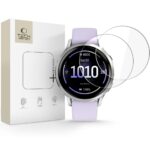 Apsauginė ekrano plėvelė Garmin Venu 4 (41 MM) Tech Protect Hydro Flex Pro +2 pack su apvaliu laikrodžiu