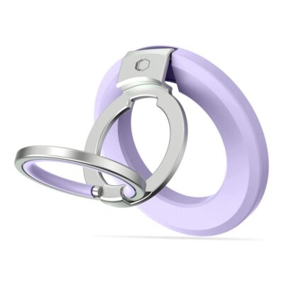 Mauve žiedas TECH-PROTECT MMR500 MAGNETIC MAGSAFE sidabrinio metalo ir violetinės spalvos