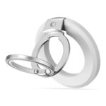 Baltas žiedas TECH-PROTECT MMR500 Magnetic MagSafe su metaliniu žiedu ir magnetine baze