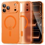 Matinis oranžinis dėklas Apple Iphone 17 Pro Tech-Protect Magslim Magsafe su apvaliu magnetiniu žiedo žymeniu