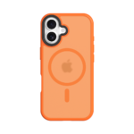 Oranžinis dėklas Apple Iphone 17 Tactical MagForce Hyperstealth su matiniu paviršiumi ir apsaugine juoda kamera