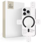 Juodas magnetinis žiedas TECH-PROTECT MMP-200 ant telefono nugarėlės su išmatavimų žyme