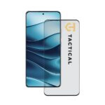 Juodas apsauginis stiklas telefonui Xiaomi Redmi Note 15 4G 5G Tactical Glass Shield 5D priešais telefoną