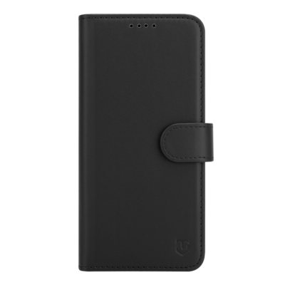 Juodas atverčiamas dėklas Tactical Field Notes telefonui Xiaomi Redmi Note 15 Pro Plus su magnetiniu užsegimu