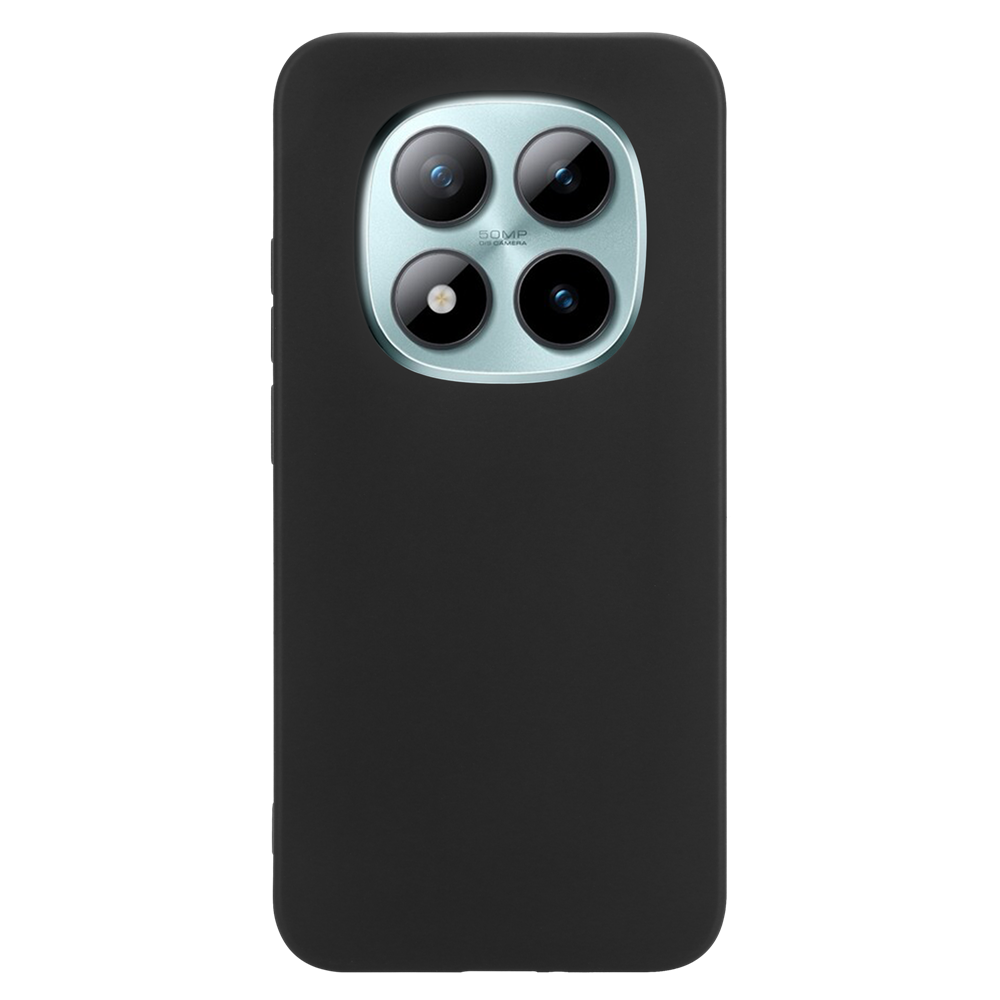 Juodas dėklas Tactical TPU telefonui Xiaomi Redmi Note 15 Pro Juodas dėklas Tactical TPU telefonui Xiaomi Redmi Note 15 Pro matomas nuo galinės pusės