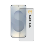 Juodas apsauginis stiklas telefonui Samsung Galaxy S26 Tactical Glass Shield 5D skaidrus su juodu kraštu