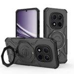 Juodas dėklas Xiaomi Poco M8 Pro Redmi Note 15 Pro Plus TECH-PROTECT TACTICSTAND MAGSAFE su laikikliu stoveliu