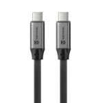 Pilkas kabelis Tactical Fat Man 2.0 Cable USB-C iki USB-C jungtys ir kabelis