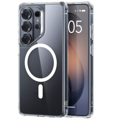 Skaidrus dėklas Samsung Galaxy S26 Ultra Esr Classic Hybrid Magsafe su matoma kamera ir ekranu