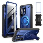 Cobalt dėklas Samsung Galaxy S26 Ultra SUPCASE UNICORN BEETLE PRO MAG MAGSAFE 2-SET mėlynas ir juodas