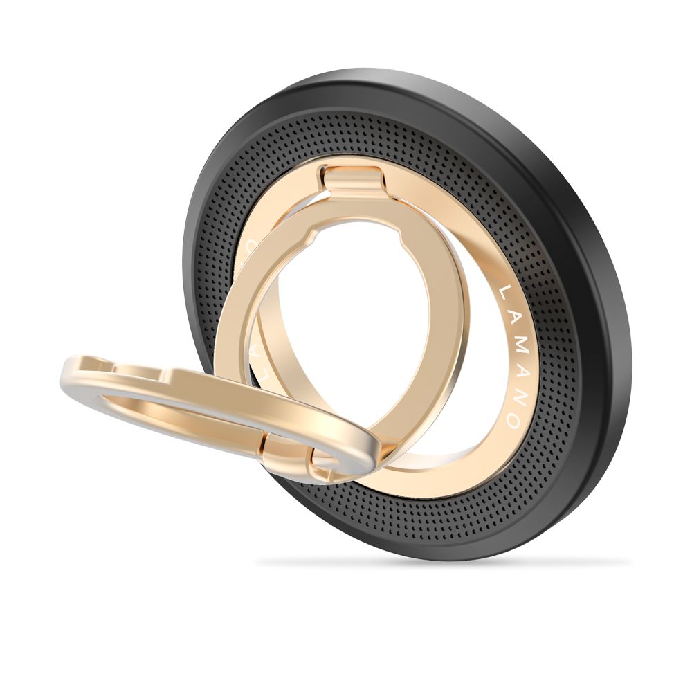 Juodas-auksinis magnetinis telefono žiedas TECH-PROTECT MMR700 LAMANO MAGNETIC MAGSAFE Juodas-auksinis magnetinis telefono žiedas TECH-PROTECT MMR700 LAMANO MAGNETIC MAGSAFE