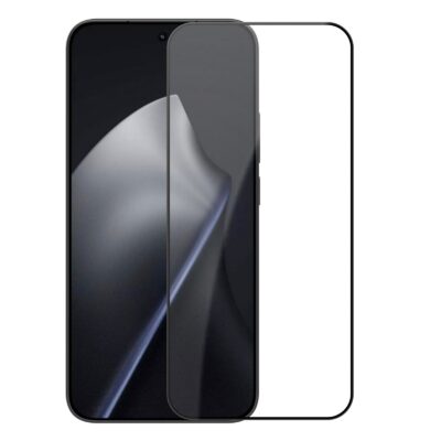 Juodas apsauginis grūdintas stiklas Nillkin Tempered Glass 2.5D CP+ PRO telefonui Xiaomi 15T ir 15T Pro