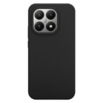 Juodas dėklas Tactical Velvet Smoothie telefonui Xiaomi 15T su matiniu paviršiumi ir apsauga kameros modulio zonai