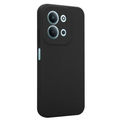 Juodas Asphalt dėklas Tactical Velvet Smoothie telefonui Xiaomi Redmi 15C 4G 5G su matiniu paviršiumi