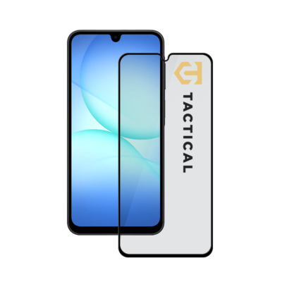 Juodas apsauginis ekrano stikliukas Samsung Galaxy A17 4G ir 5G Tactical Glass Shield Privacy Stealth 5D