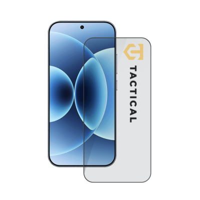 Juodas apsauginis stiklas telefonui Xiaomi su Tactical Glass Shield 5D rašmenimis