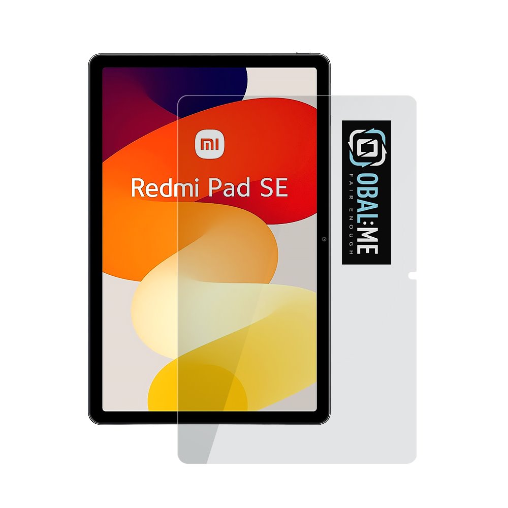 Skaidrus apsauginis ekrano stikliukas Xiaomi Redmi Pad SE 11 Skaidrus apsauginis ekrano stikliukas Xiaomi Redmi Pad SE 11 colių su OBALME 2.5D paviršiumi