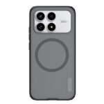 Skaidrus-juodas dėklas Nillkin Super Frosted PRO Magnetic telefonui Xiaomi Poco F8 Pro su matine tekstūra ir magnetine apsauga