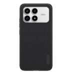 Juodas plastikinis dėklas Xiaomi Poco F8 Pro Nillkin Super Frosted Shield su matine tekstūra ir kamerų apsauga