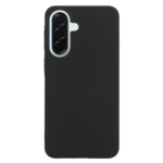Juodas dėklas Tactical TPU telefonui Samsung Galaxy A37, matomas galinis dangtelis su kameros anga