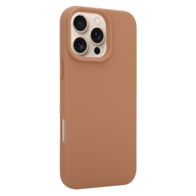 Moucha Moose dėklas Tactical MagForce Velvet Smoothie telefonui Apple iPhone 16 Pro Max rusvos spalvos