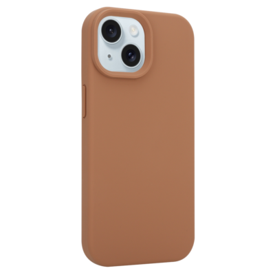 Moucha Moose dėklas Tactical MagForce Velvet Smoothie telefonui Apple iPhone 15 šviesiai rudos spalvos