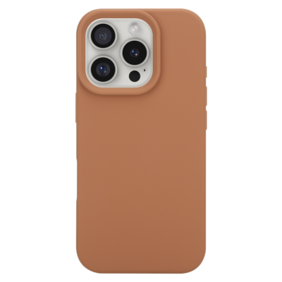 Moucha Moose dėklas Tactical MagForce Velvet Smoothie telefonui Apple iPhone 16 Pro rusvos spalvos