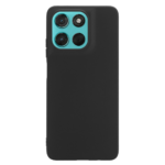 Juodas dėklas Tactical TPU telefonui Motorola Moto G57 Power ryškiai mėlynu kamerų angos apvadu