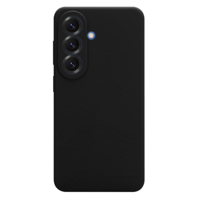 Asphalt dėklas telefonui Samsung Galaxy S26 tactical beaver juodos spalvos su reljefiniu žemėlapiu