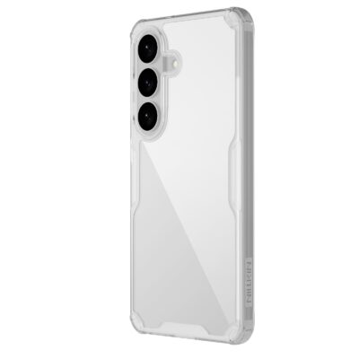 skaidrus deklas nillkin nature tpu pro telefonui samsung galaxy s26 su apsaugos kampais ir triju kameru islaikymu