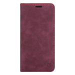 Bordo atverčiamas dėklas Tactical Xproof telefonui Samsung Galaxy A37 su raudonais siūlais