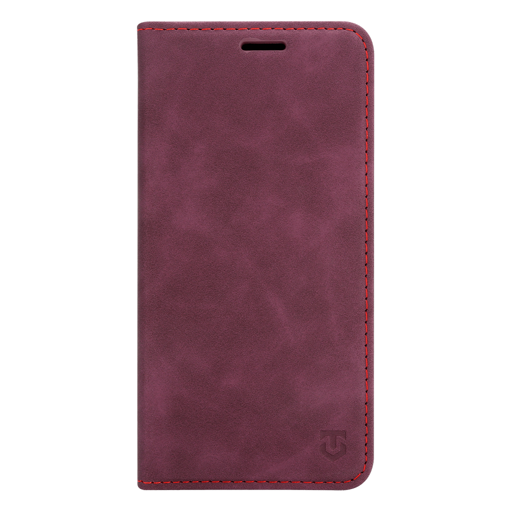 Bordo atverčiamas dėklas Tactical Xproof Samsung Galaxy A57 Bordo atverčiamas dėklas Tactical Xproof telefonui Samsung Galaxy A57 su ryškia raudona siūle ir užrašu