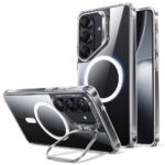 Skaidrus dėklas Samsung Galaxy S26 ESR CLASSIC HYBRID KICKSTAND MAGSAFE su metaliniu stovu ir apsauga kamerai