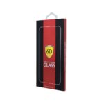 6D juodas apsauginis ekrano stikliukas Xiaomi Redmi 15 5G dėžutė raudoname ir juodame fone