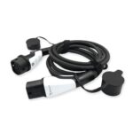 Elektromobilių įkrovimo laidas Reach EVCC2 Type2-Type2 16A 11kW 5.0m juodos spalvos su baltomis detalėmis