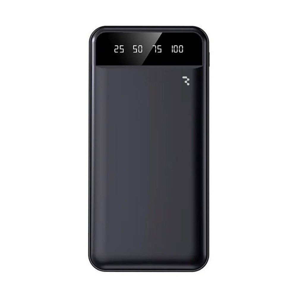 Juoda išorinė baterija Power Bank Reach RR-JP11 10W 10000mAh Juoda išorinė baterija Power Bank Reach RR-JP11 su digitaliu įkrovos rodmeniu