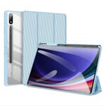 Mėlynas dėklas Samsung X820 Tab S10 Plus Dux Ducis Toby su trijų dalių dangčiu ir permatomu galiniu paviršiumi