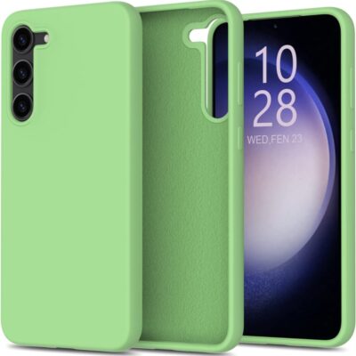 Mėtos spalvos dėklas Samsung S931 S25 Liquid Silicone 1.5mm stilingas ir apsauginis