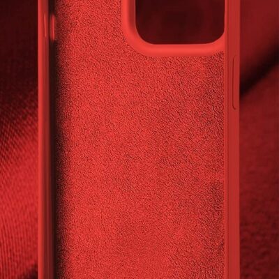 Raudonas dėklas Apple Iphone 14 Pro Max X-level Dynamic su tekstūruota vidine puse