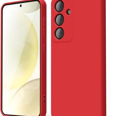 Raudonas dėklas Samsung Galaxy S921 S24 X-level Dynamic, apsaugantis telefoną ir priekinę bei galinę dalį