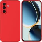 Raudonas dėklas Samsung S947 S26 Plus Liquid Silicone 1.5mm matomas priekinis ir galinis vaizdai