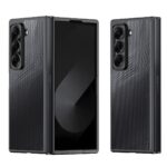 Skaidrus dėklas Dux Ducis Aimo telefonui Samsung F958 Z Fold SE matomas nuo priekio ir galo su kamera ir ekranu