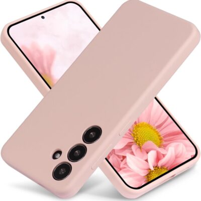 Šviesiai rausvas dėklas Samsung Galaxy S921 S24 X-level Dynamic su trijų kamerų išpjovomis