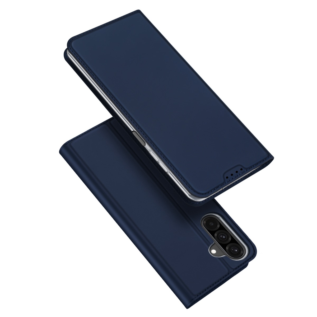 Tamsiai mėlynas atverčiamas dėklas Samsung A266 A26 5G Dux Ducis Skin Pro Tamsiai mėlynas atverčiamas dėklas Samsung A266 A26 5G Dux Ducis Skin Pro su matiniu paviršiumi ir tiksliomis išpjovomis kamerai